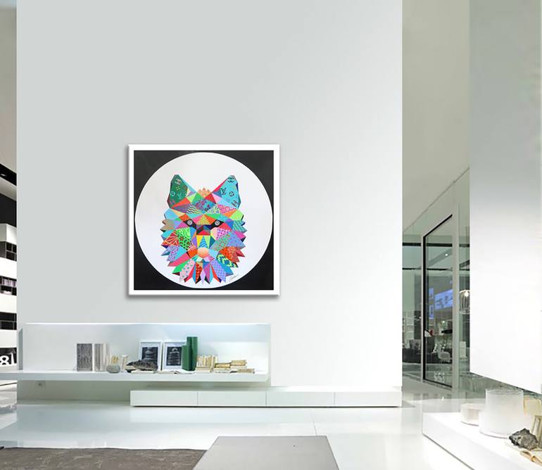 Original Contemporary Animal Painting by Gardani Art