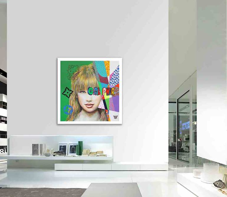 Original Pop Art Portrait Painting by Gardani Art