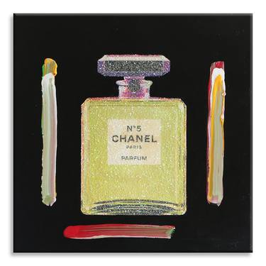 Chanel Golden - Original Painting on Canvas thumb