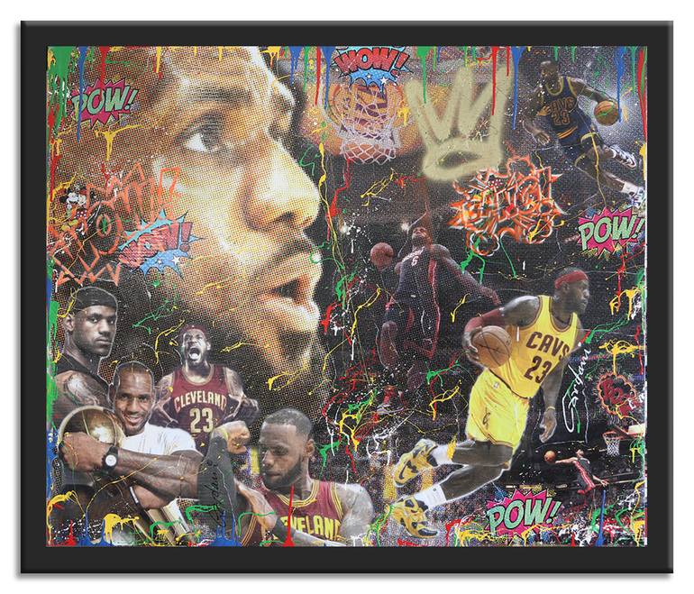 The king. (Lebron James) Canvas Art, Giclee printing