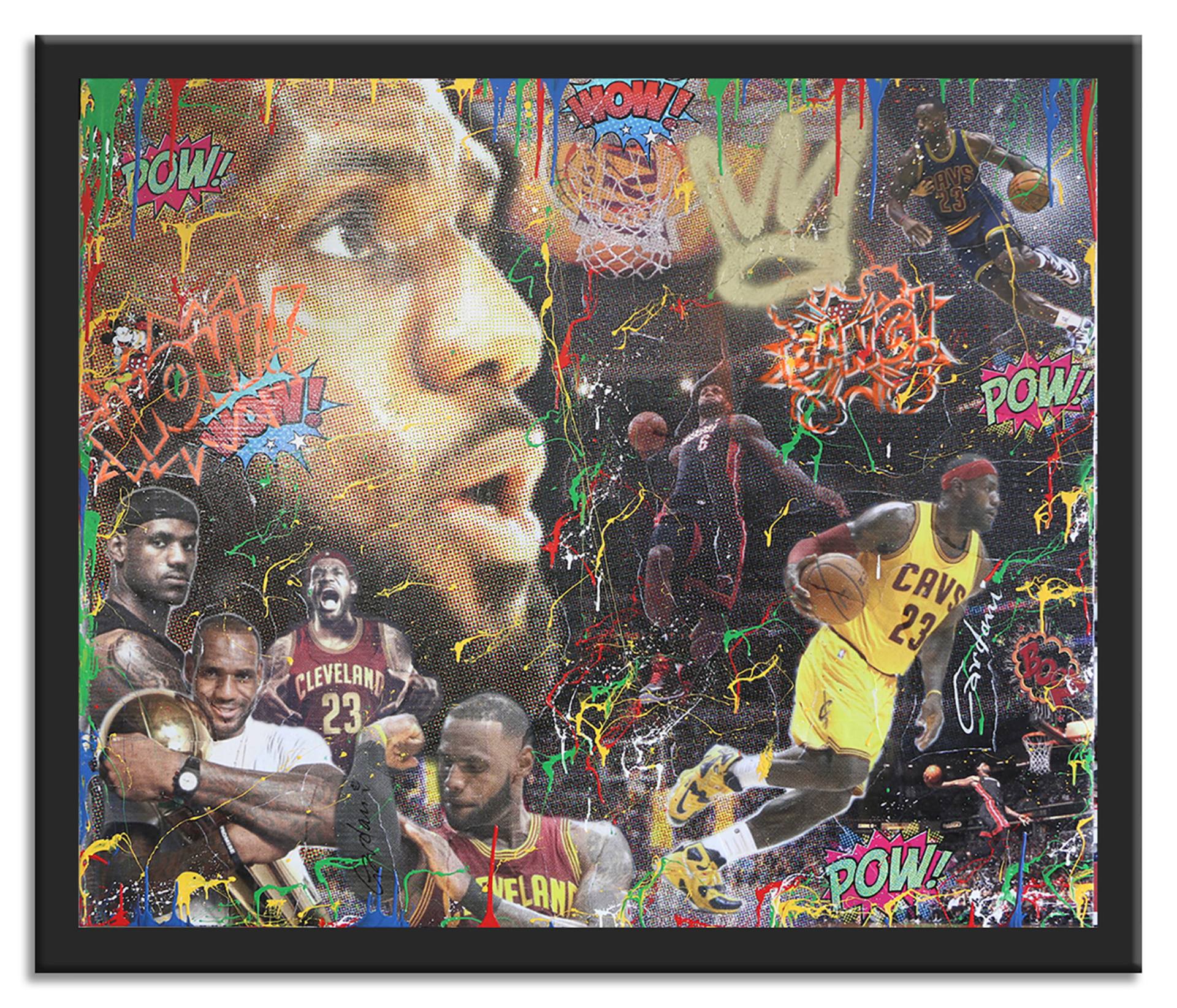 King lebron  Lebron james painting, Lebron james art, Lebron james