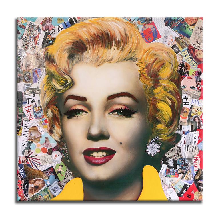 Marilyn Sensations - Original Painting on Canvas Painting by GARDANI ...