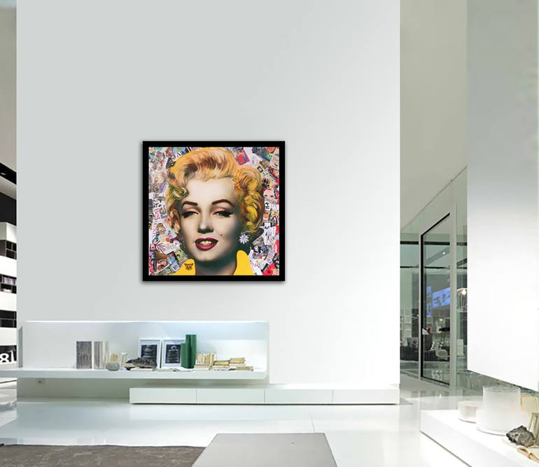Marilyn Sensations - Original Painting on Canvas Painting by GARDANI ...