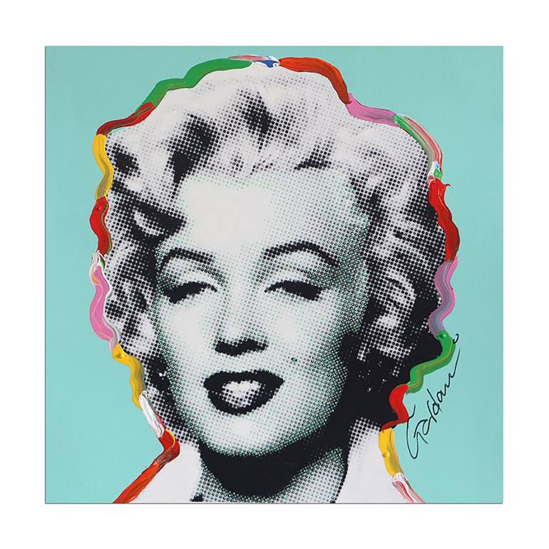 Marilyn Beautiful - Original Painting on Canvas Original Painting by gardani art