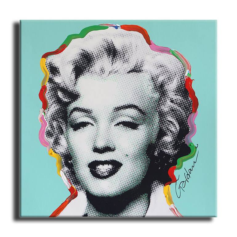 Original Pop Art Portrait Painting by GARDANI ART