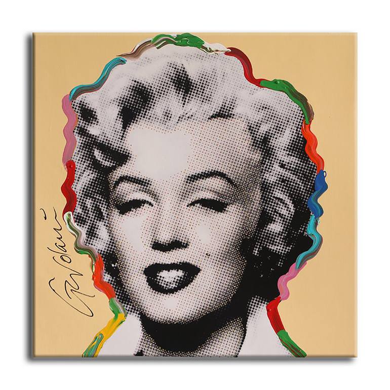 Original Pop Art Portrait Painting by GARDANI ART