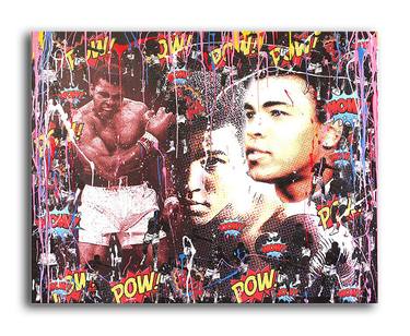 Tribute to Muhammad Ali – The Greatest - Original Painting on Canvas thumb