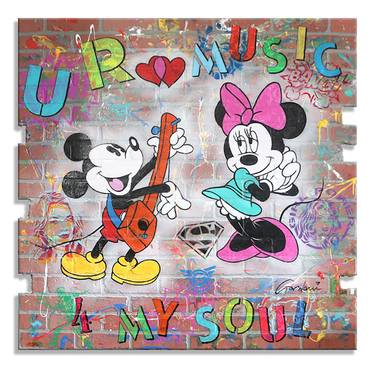 Original Pop Art Comics Printmaking by Gardani Art