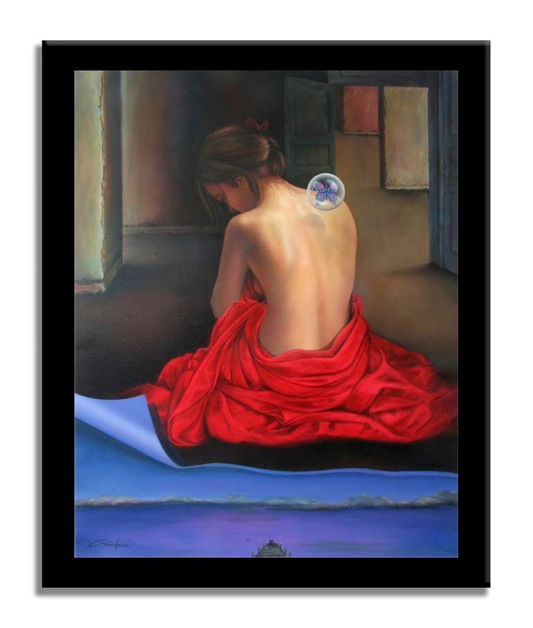 Original Figurative Women Painting by GARDANI ART