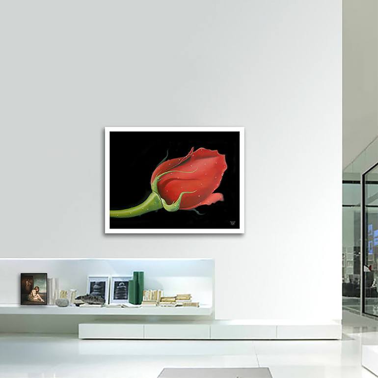 Original Realism Floral Painting by GARDANI ART