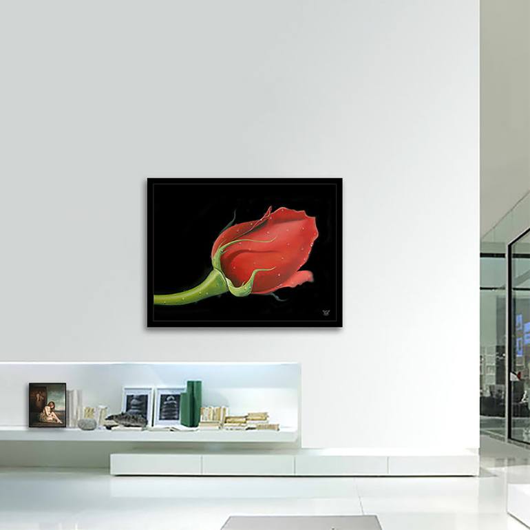 Original Realism Floral Painting by GARDANI ART