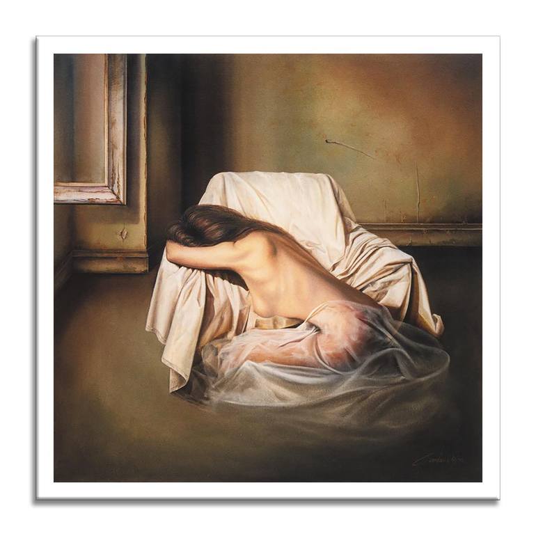 Original Figurative Women Painting by Gardani Art