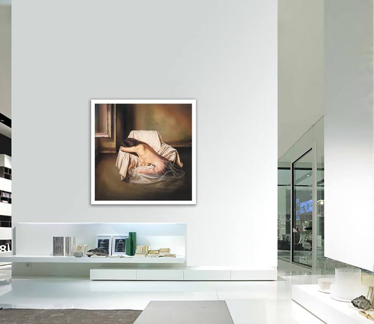 Original Figurative Women Painting by Gardani Art