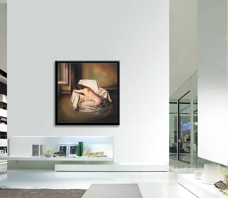 Original Figurative Women Painting by Gardani Art