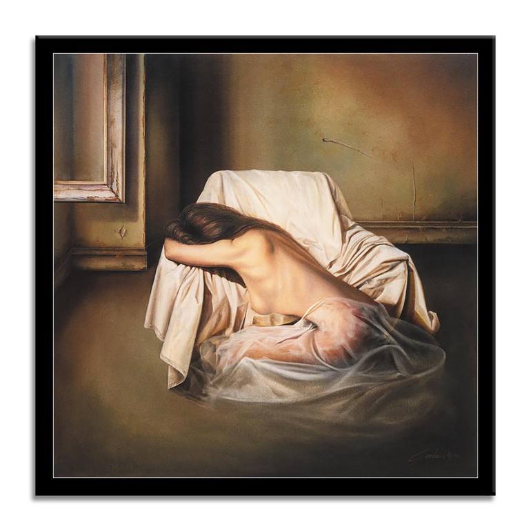 Original Figurative Women Painting by Gardani Art