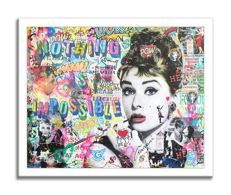 Original Pop Art Portrait Painting by GARDANI ART