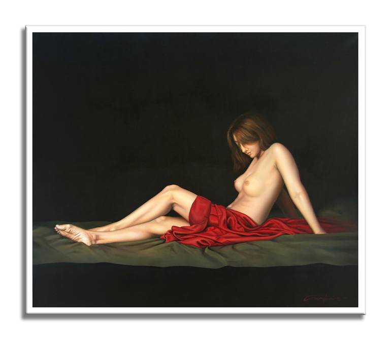 Original Realism Nude Painting by GARDANI ART