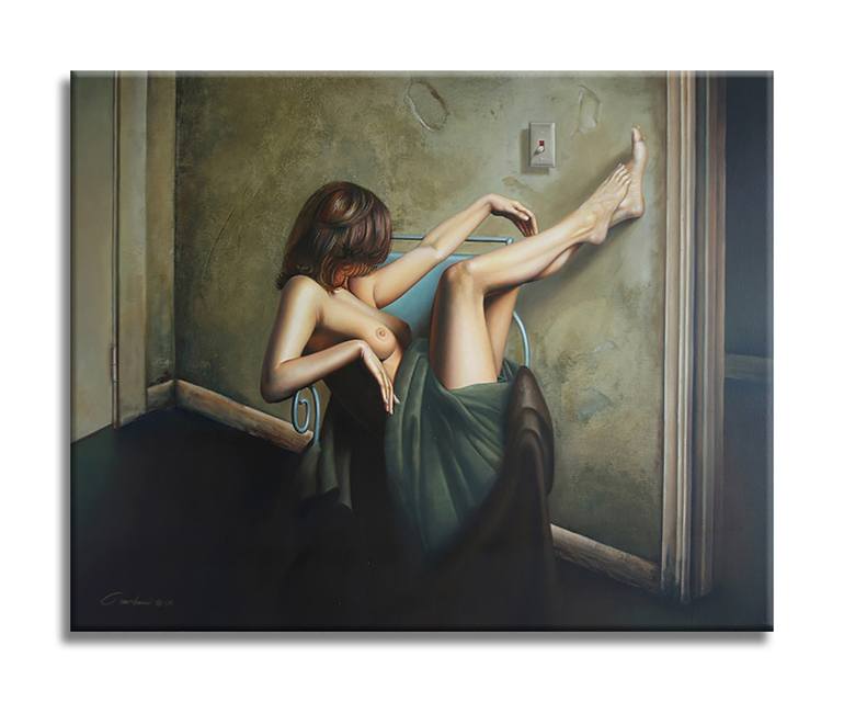 Original Realism Nude Painting by GARDANI ART