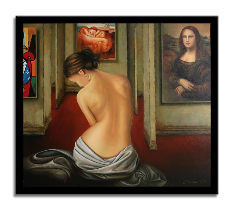 Original Realism Nude Painting by GARDANI ART