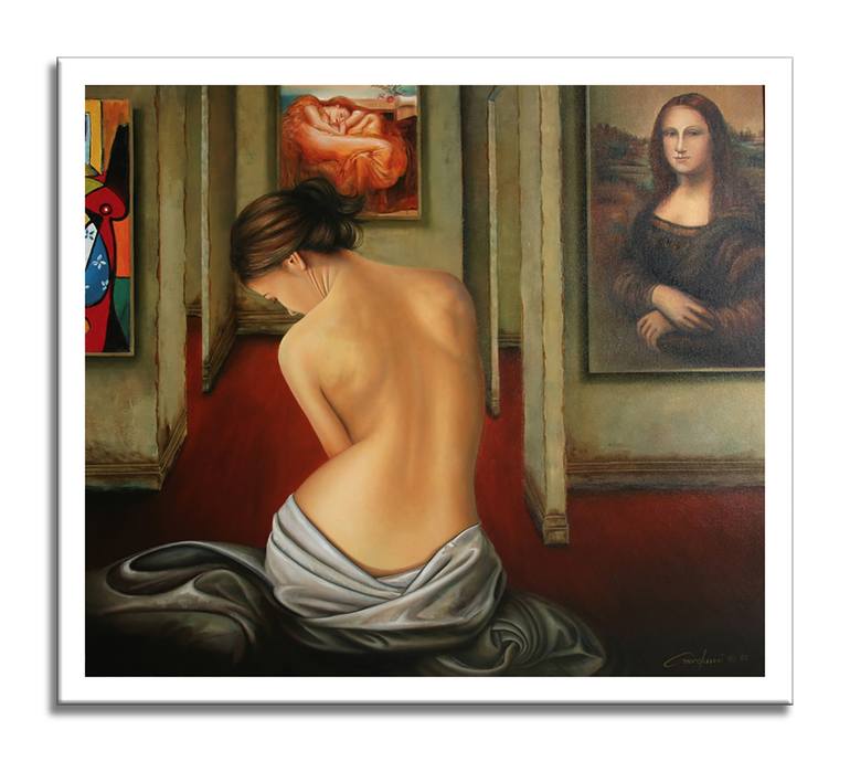 Original Realism Nude Painting by GARDANI ART