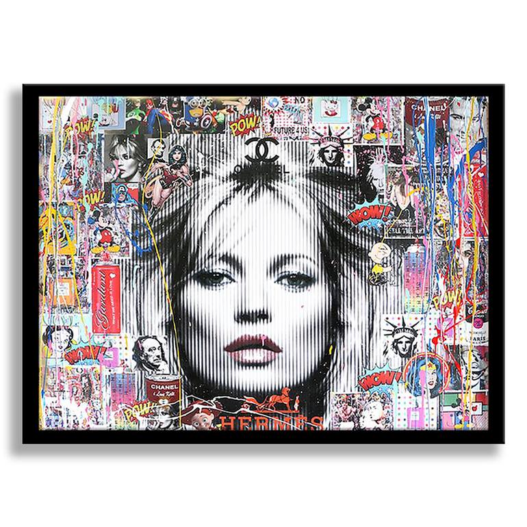 Original Pop Art Portrait Painting by GARDANI ART