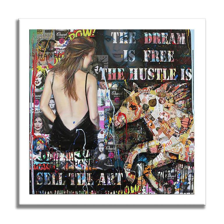 Original Figurative People Painting by Gardani Art