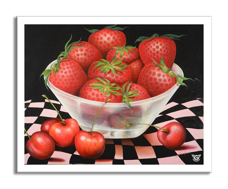 Original Realism Still Life Painting by GARDANI ART