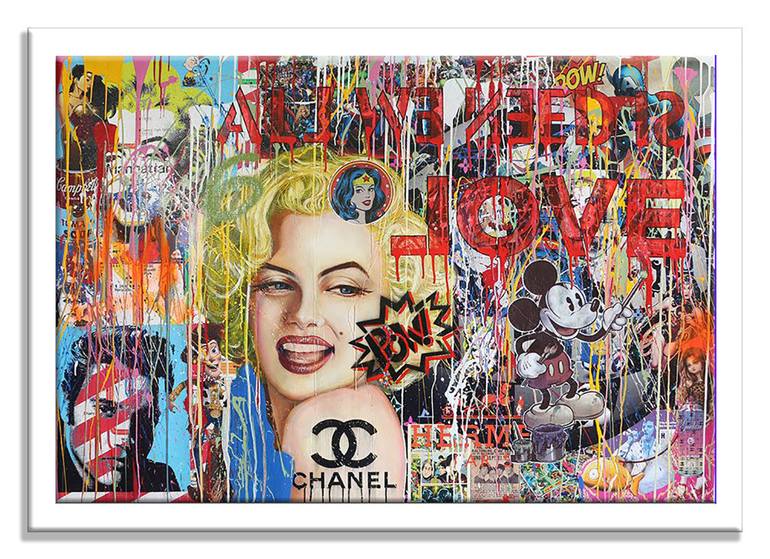 Original Pop Art Celebrity Painting by GARDANI ART