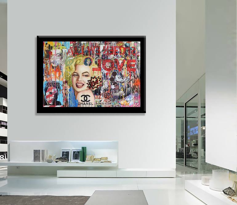 Original Pop Art Celebrity Painting by GARDANI ART