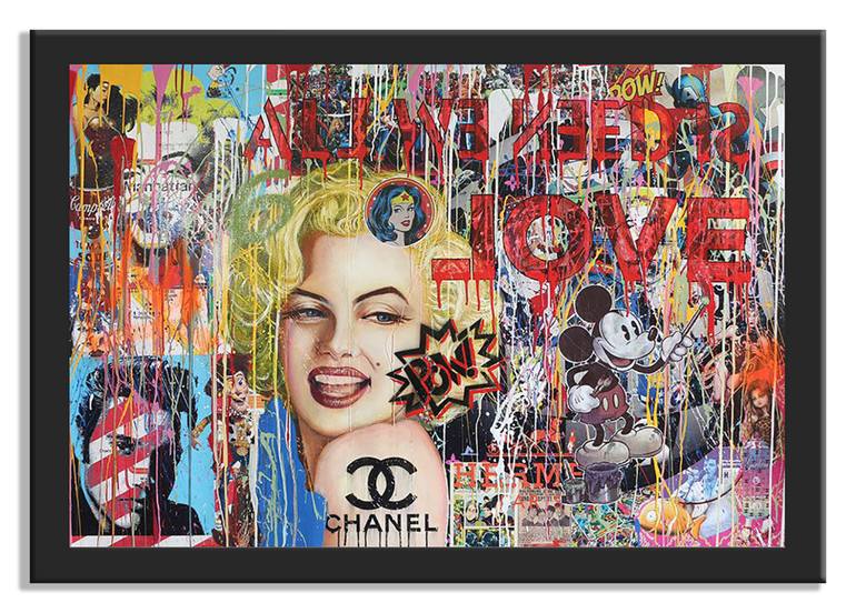 Original Pop Art Celebrity Painting by GARDANI ART