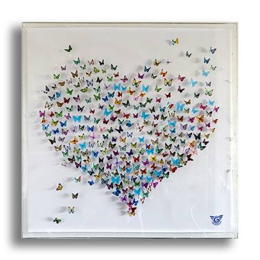 Love butterfly – Unique Wall Sculpture thumb