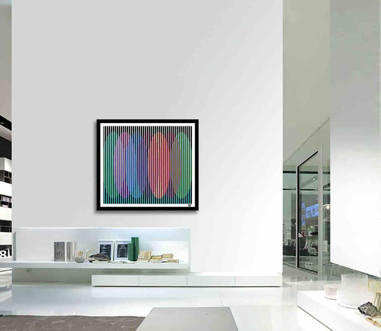 Original Pop Art Architecture Printmaking by Gardani Art