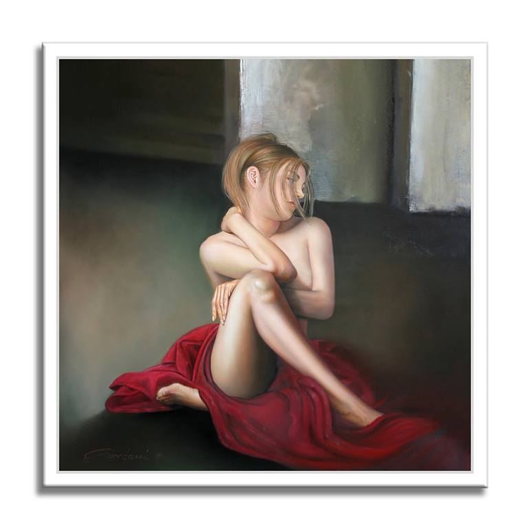 Original Figurative Nude Painting by Gardani Art