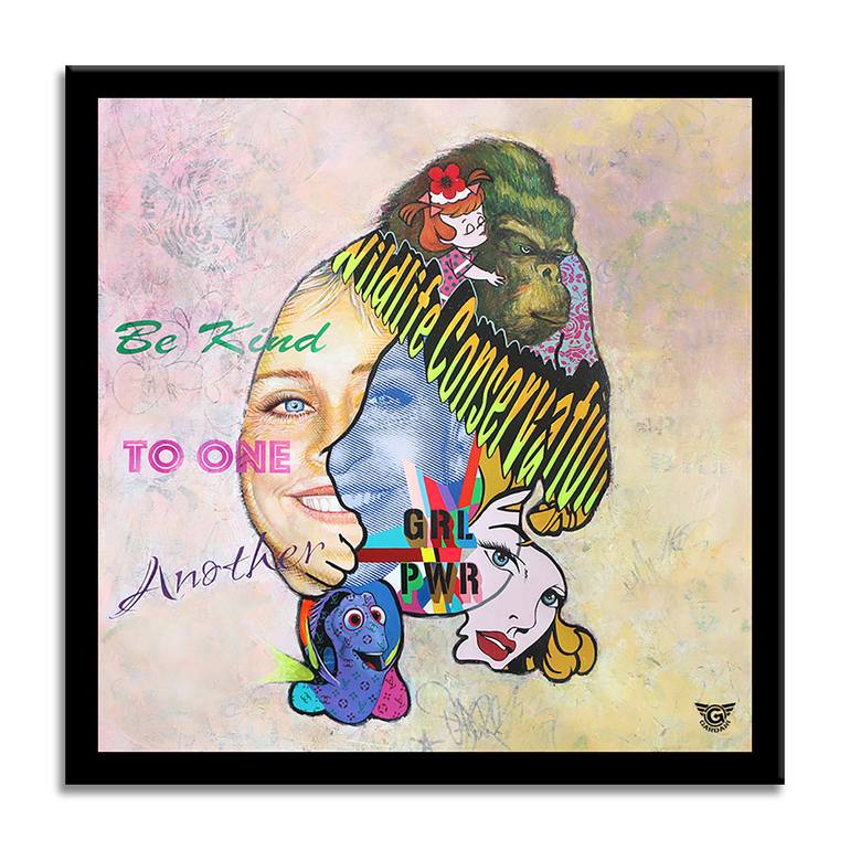 Original Pop Art Animal Painting by Gardani Art