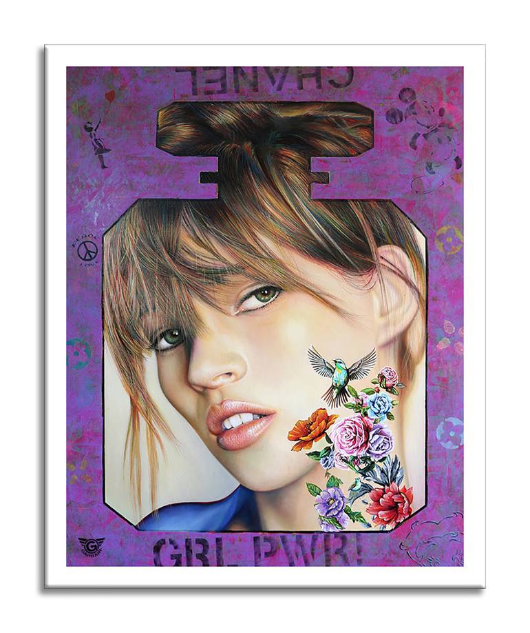 Original Pop Art Fashion Painting by GARDANI ART