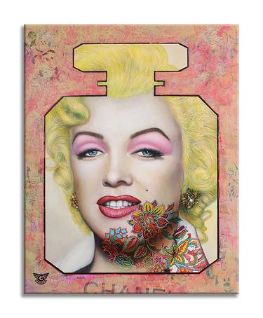 Marilyn Passion Chanel – Original Painting on canvas thumb