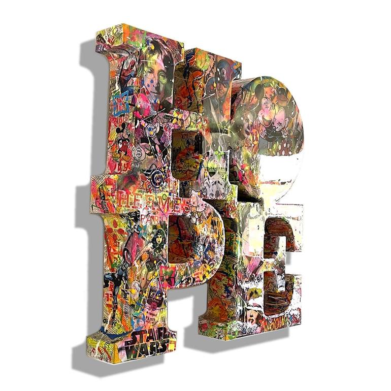 Original Pop Art World Culture Sculpture by GARDANI ART