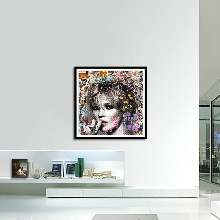 Original Pop Art Fashion Painting by GARDANI ART