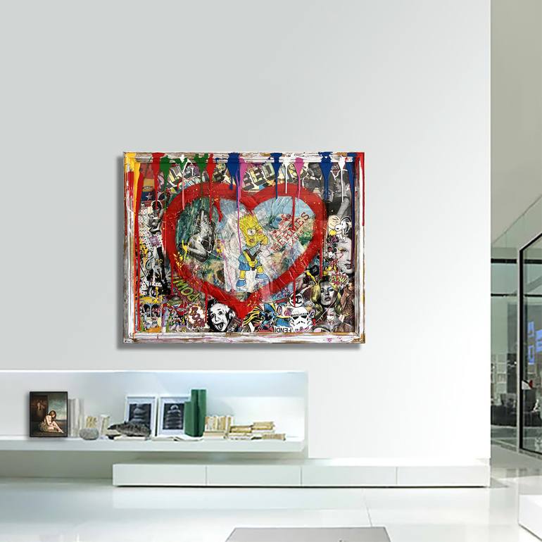 Original Pop Art Cartoon Painting by Gardani Art