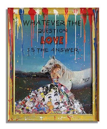 Love question – Original Painting on Canvas thumb