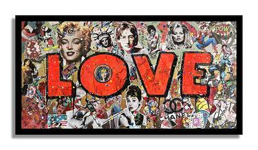 Original Pop Art Love Paintings by GARDANI ART