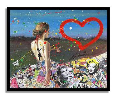 Love finds you – Original Painting on canvas thumb