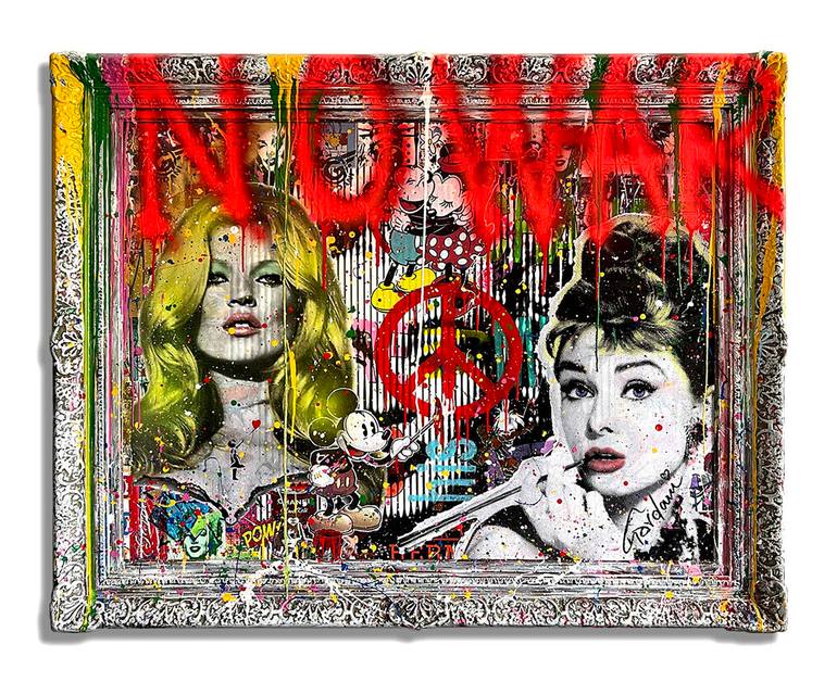 Original Pop CultureCelebrity Painting by Gardani Art Other Art on Canvas Please Original Painting on Canvas