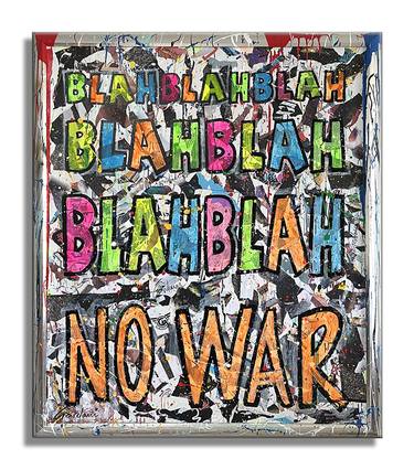 Blah No War - Original Painting on Canvas thumb