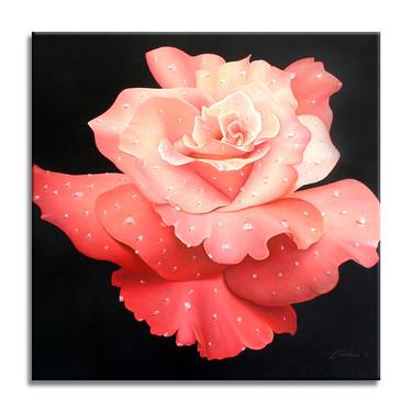 Le Rose - Original Painting on Canvas thumb