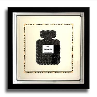 Black Diamond Chanel – Original Painting/wall Sculpture on canvas thumb