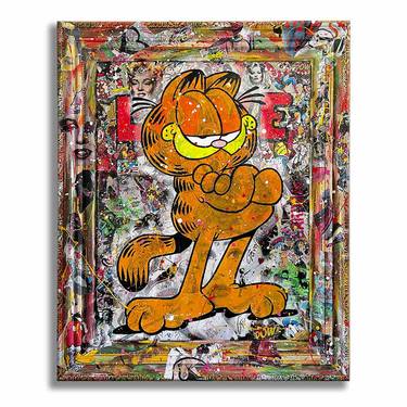Garfield world – Original Painting on Canvas thumb