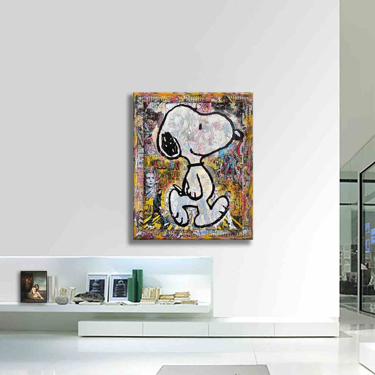 Original Pop Art Cartoon Painting by GARDANI ART