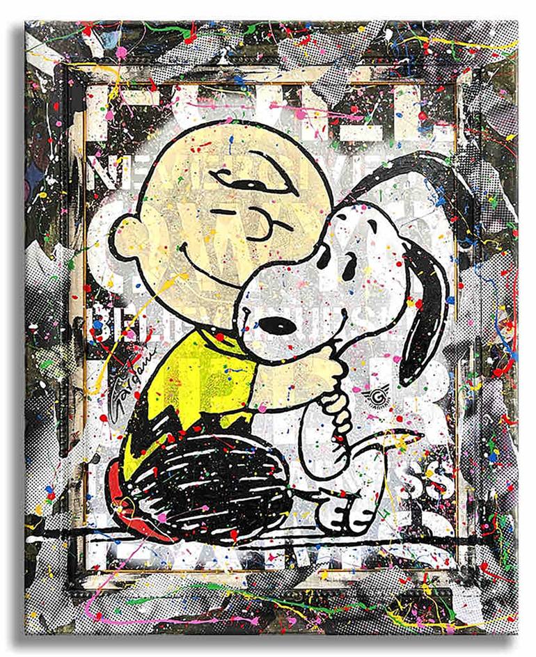 Original Pop Art Cartoon Painting by GARDANI ART