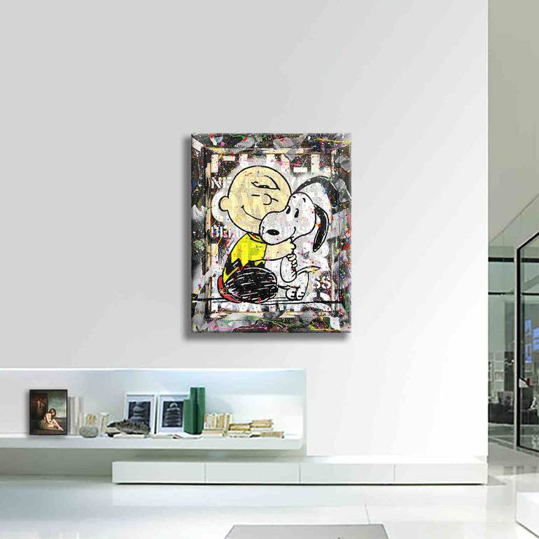 Original Pop Art Cartoon Painting by GARDANI ART